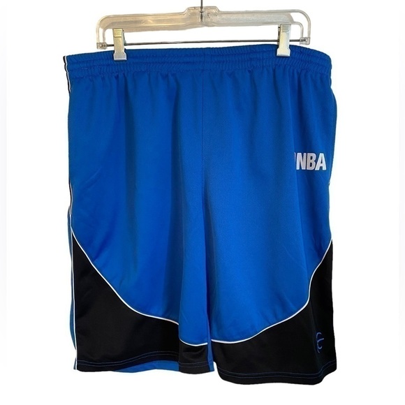NBA Athletic  Shorts Royal Blue Mens Lg - Picture 1 of 14